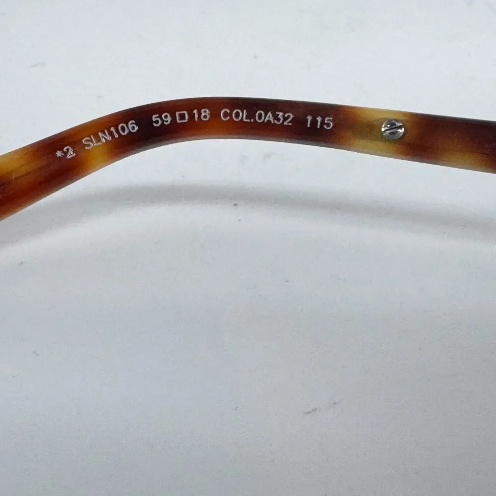 B&L RayBan Bausch‎ & Lomb Gray Spinal Tap Square Wrap W2660 Lens Frame H15574